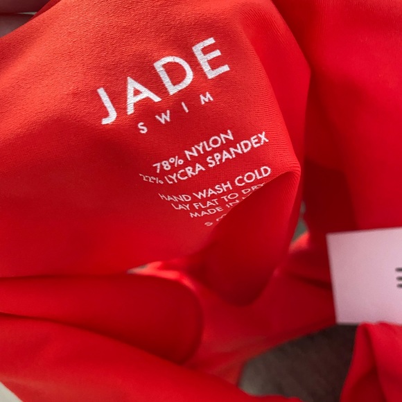 NWT Jade Swim “Bond” Cut Out One Piece in Red/Lava - Picture 5 of 5